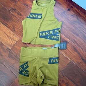Nike Pro Tank and Shorts Set